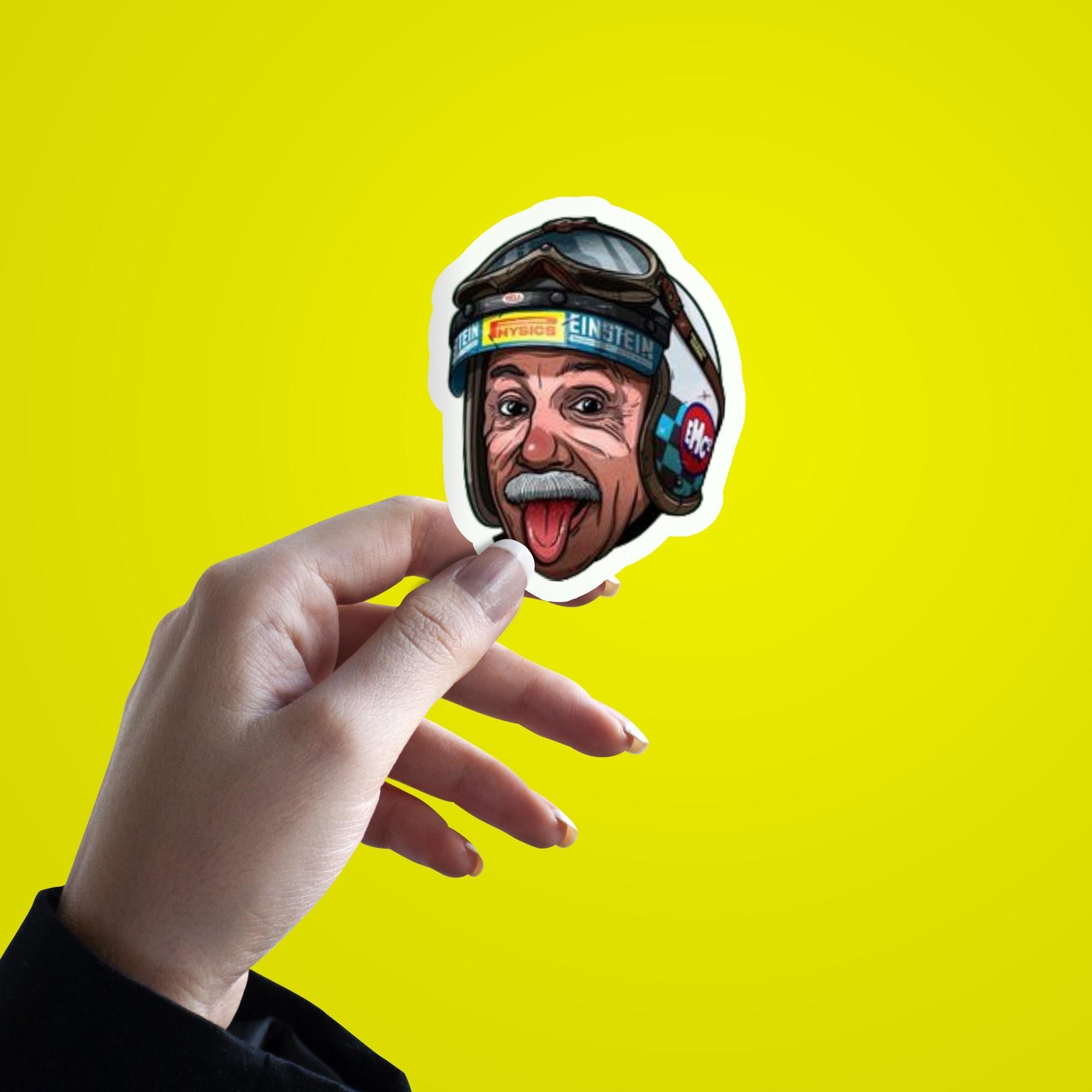 Albert Einstine Sticker