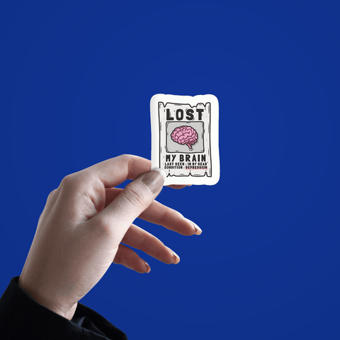 Lost Brain Sticker