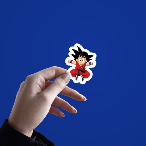 Kid Goku retro Sticker