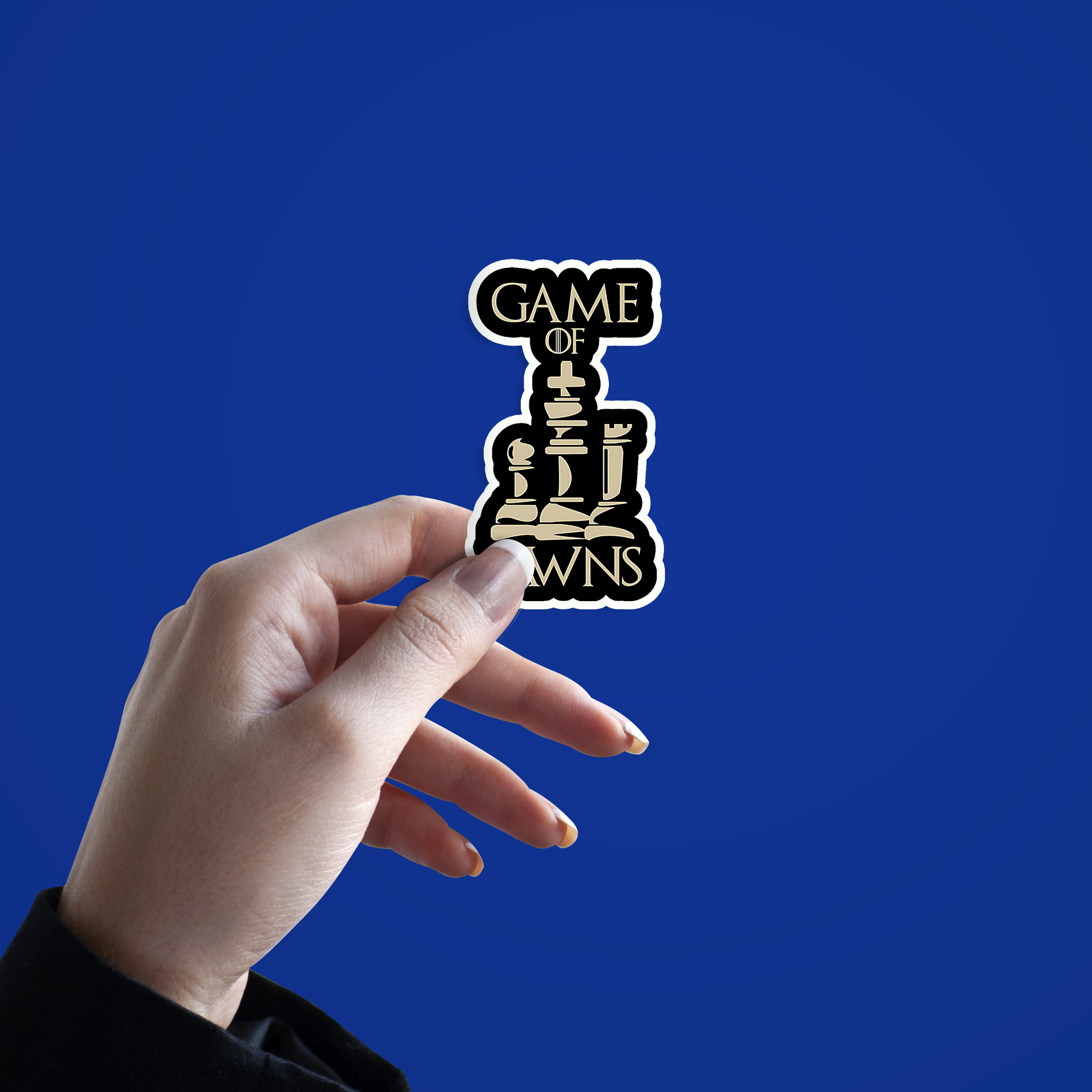 Game of Pawns Sticker