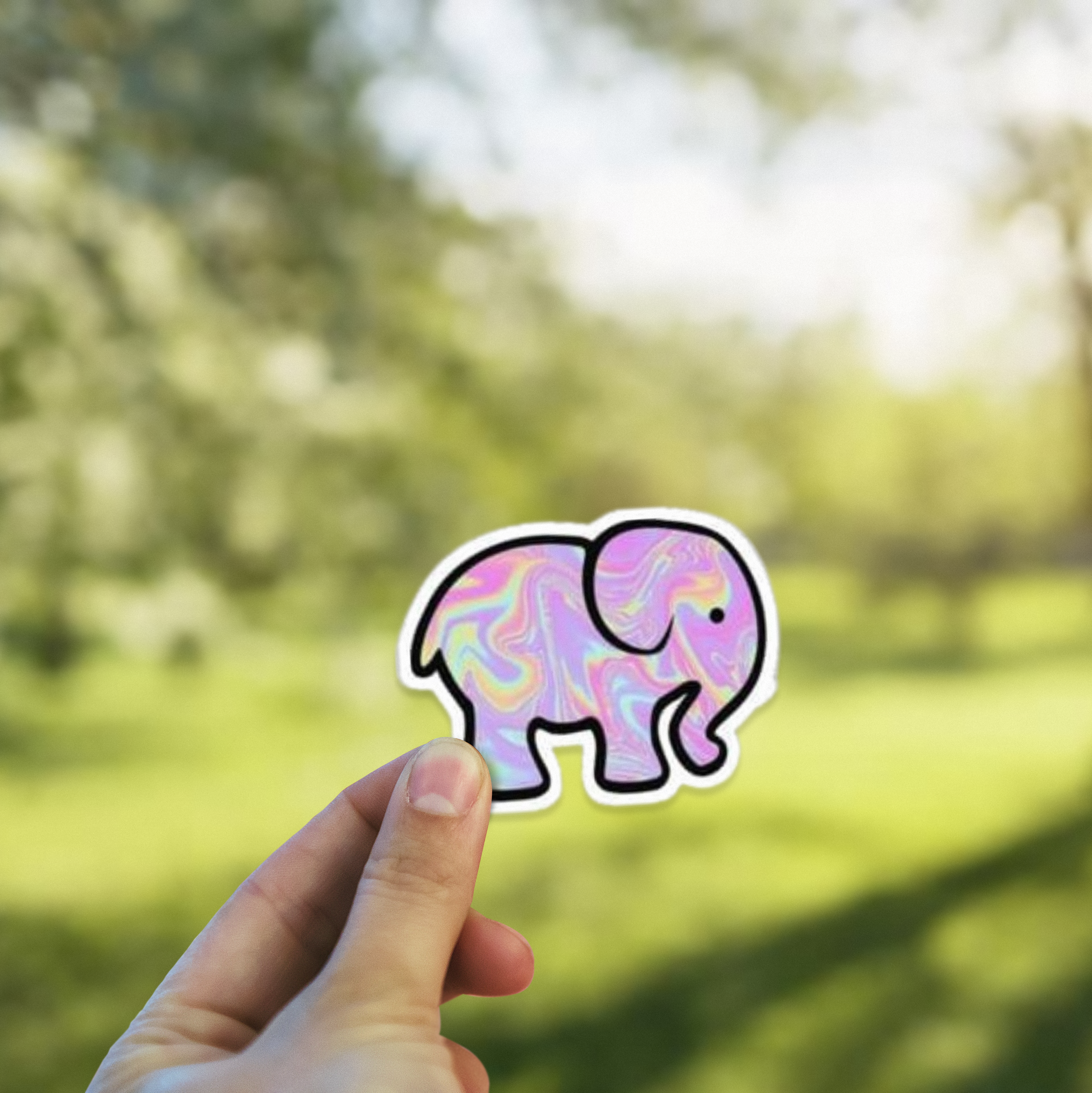 Baby Elephant Sticker