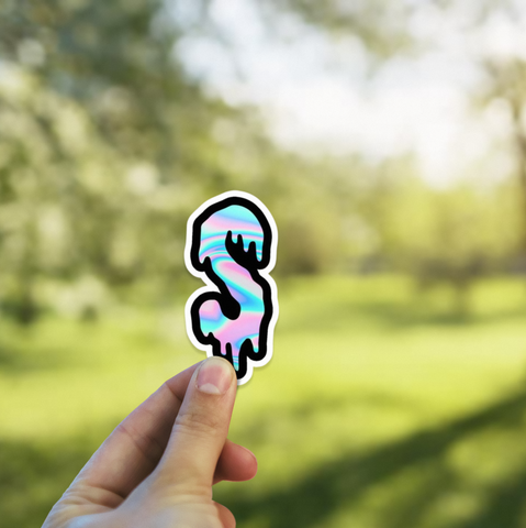 Drippy 'S' Sticker