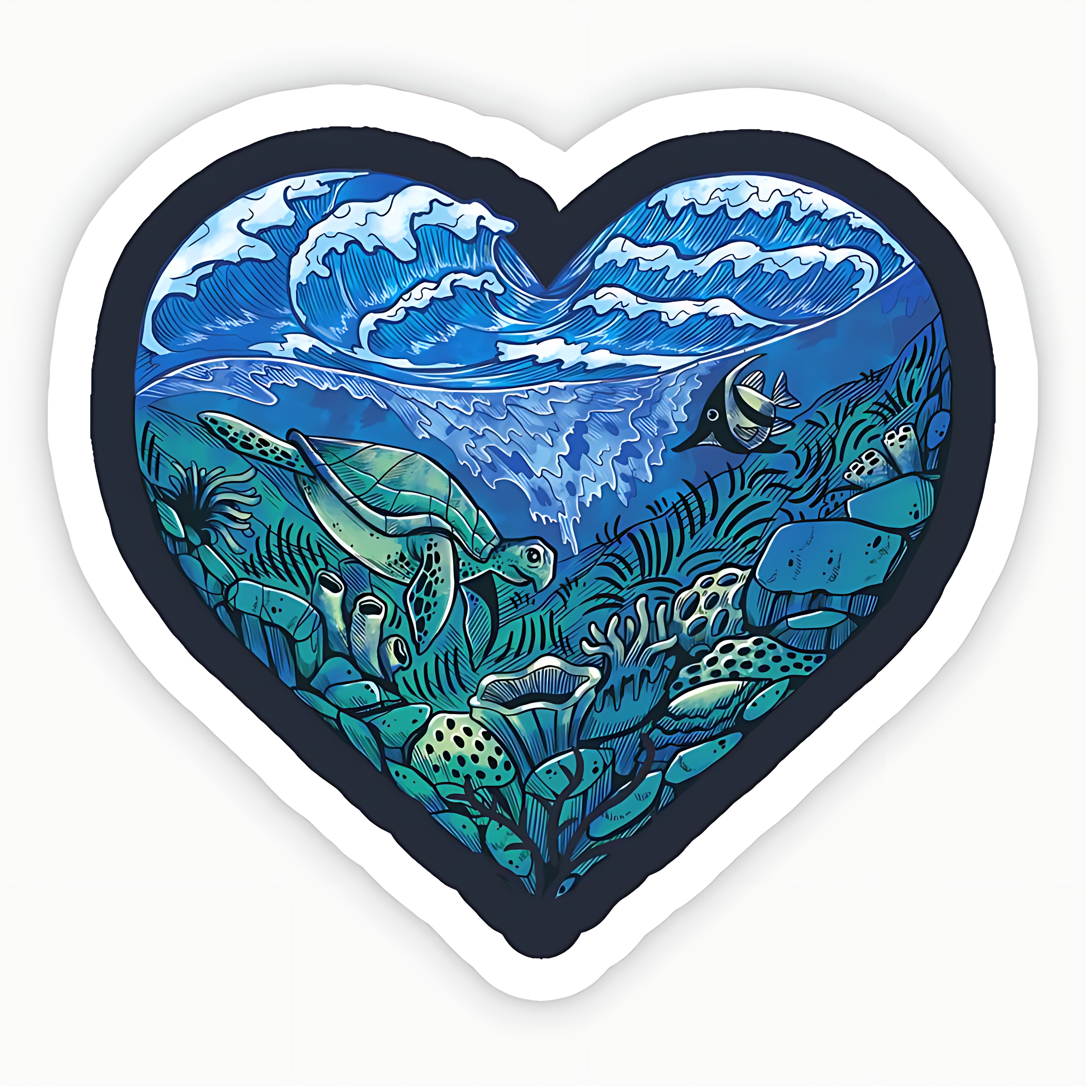 Heart Of The Ocean Sticker