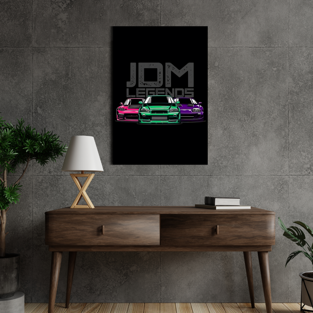 JDM Legends car poster