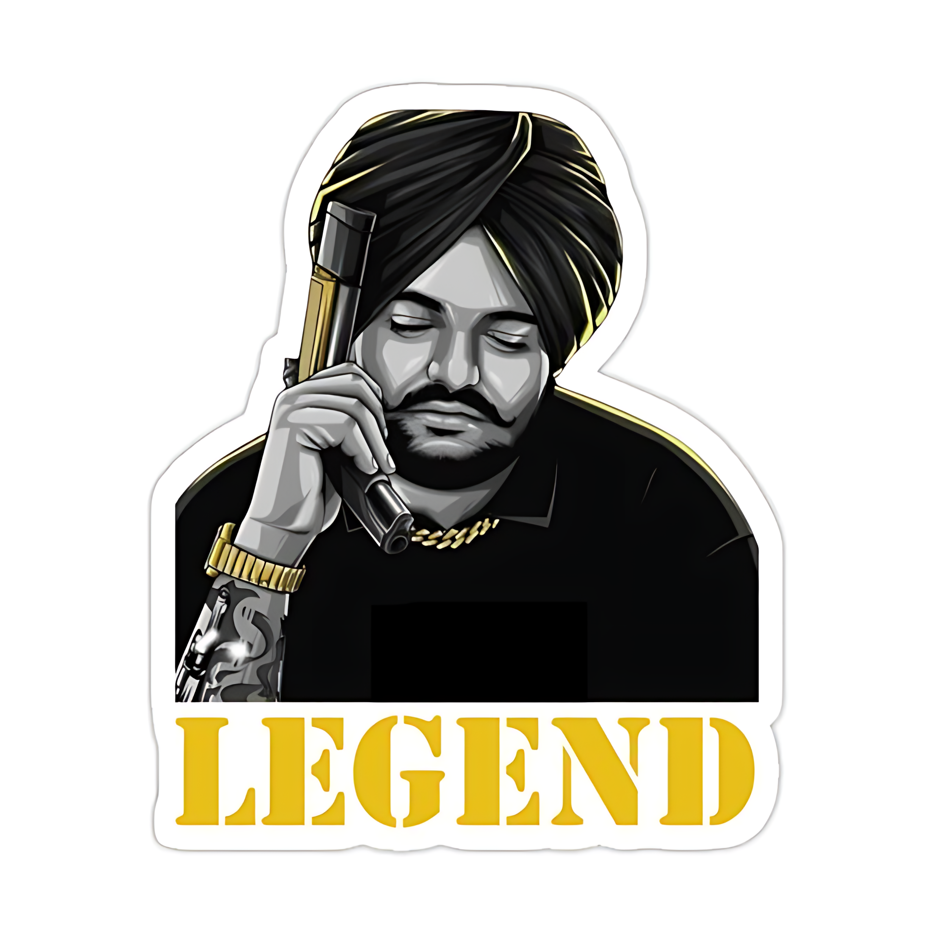 Legend Sidhu Moosewala Sticker