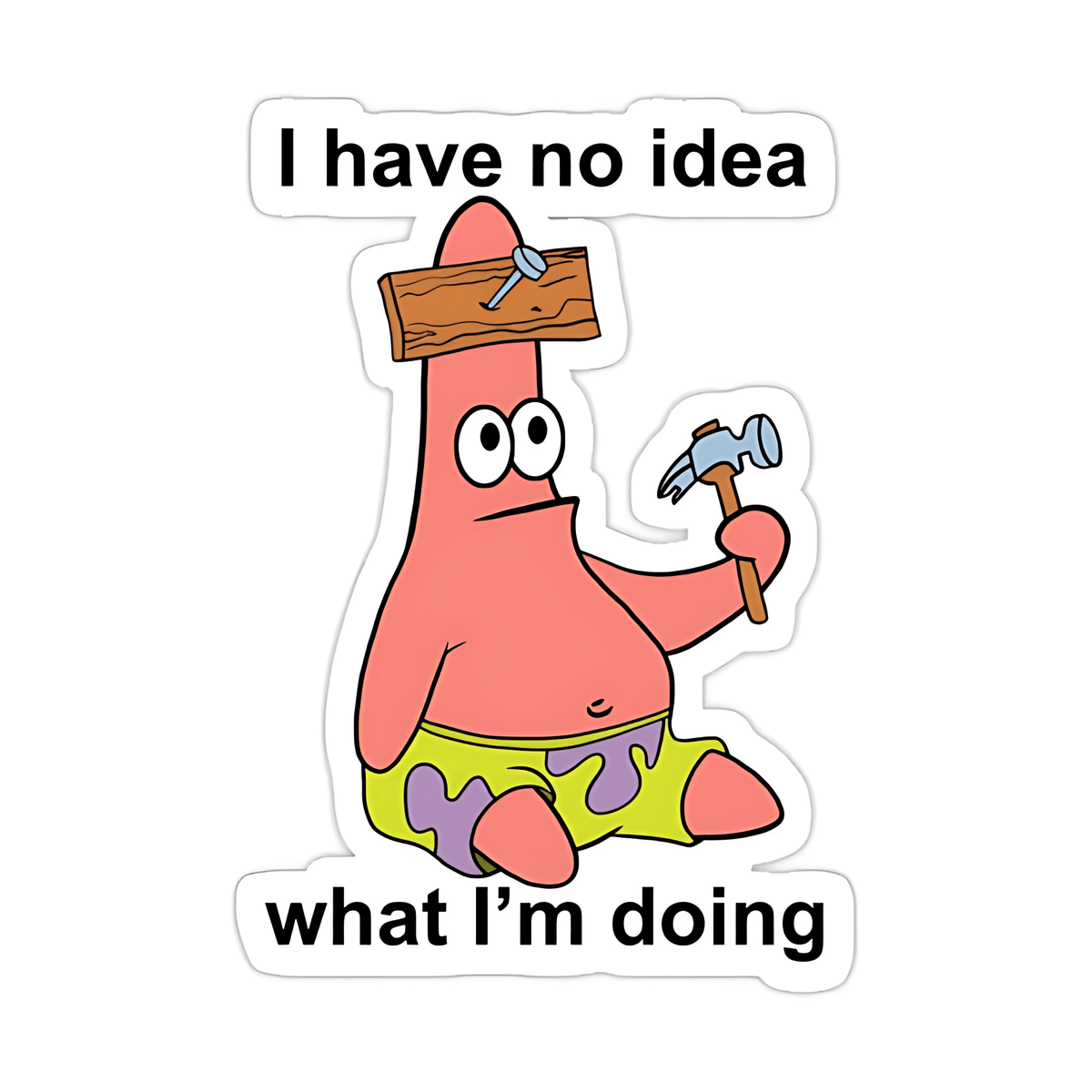 Patrick star Sticker