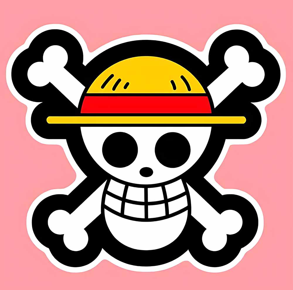 ONE PIECE LOGO STICKER