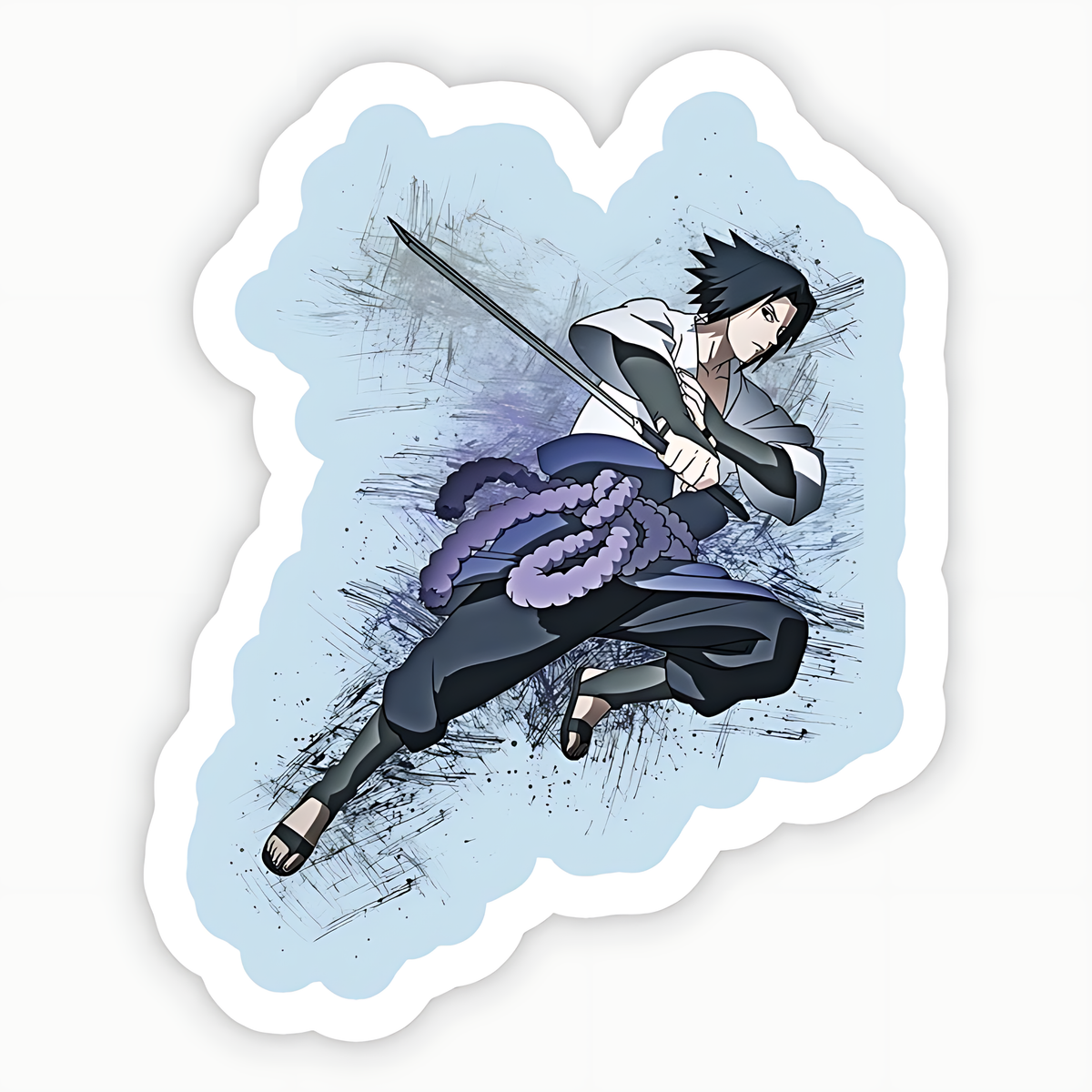 Sasuke Anime Sticker