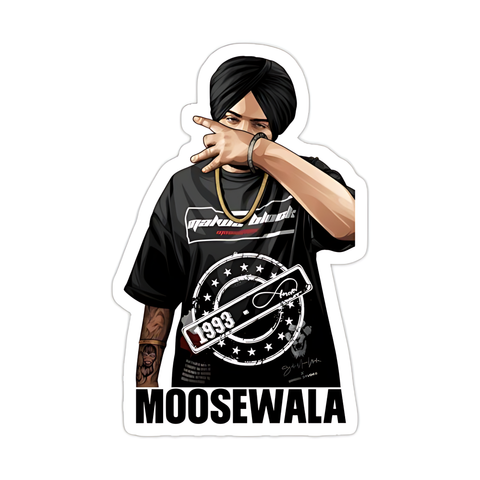 Sidhu Moosewala legendary sign Sticker