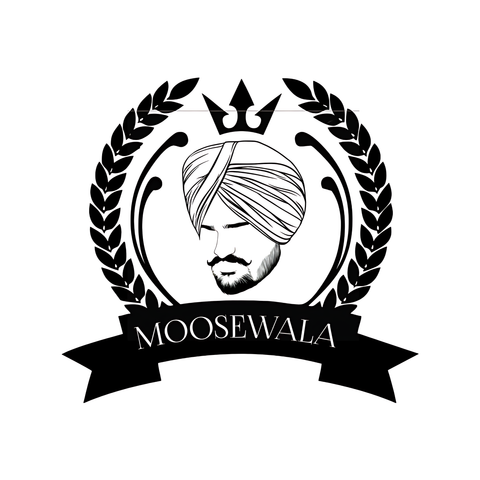 Moosewala With Crown sticker