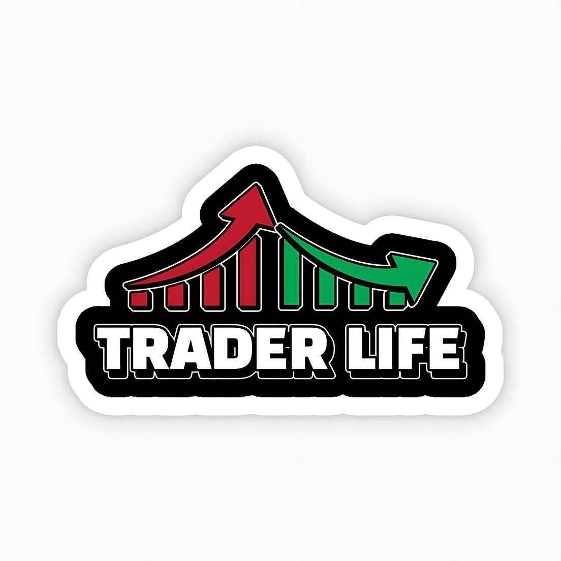 Trader Life Sticker