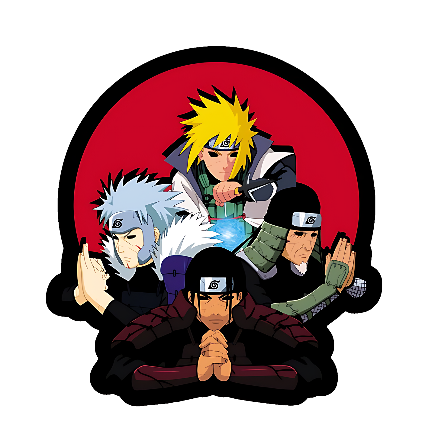 Four Hokage Sticker