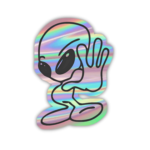 Alein Holographic Sticker