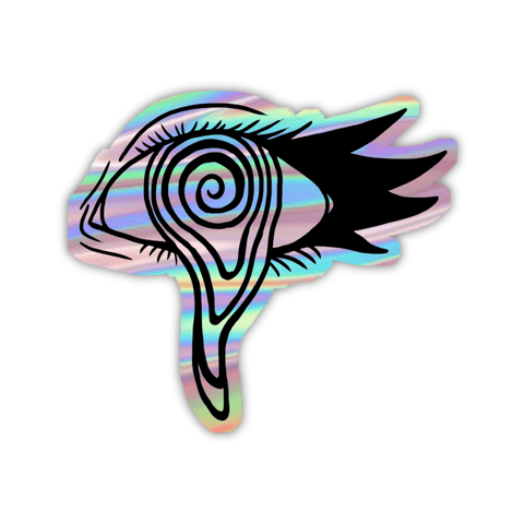 Melting Eye Cornia Holographi Sticker