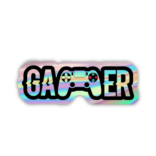 Gamer Holographic Sticker