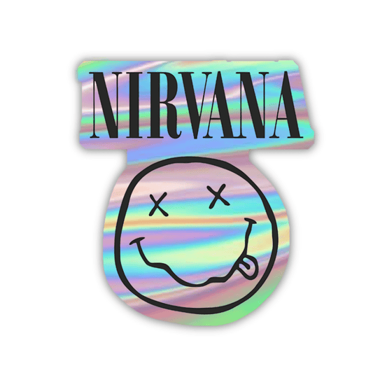 Nirvana Holographic Sticker