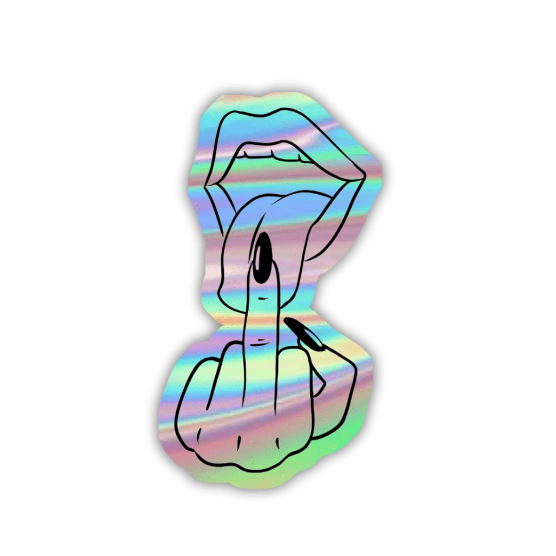 Savage Holographic Sticker