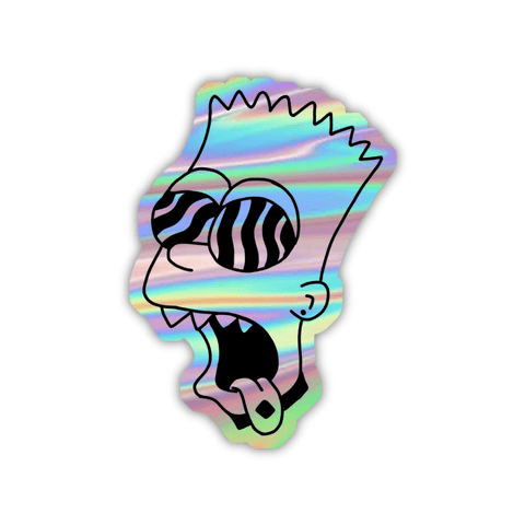 The Simpsons Character Holographic Sticker