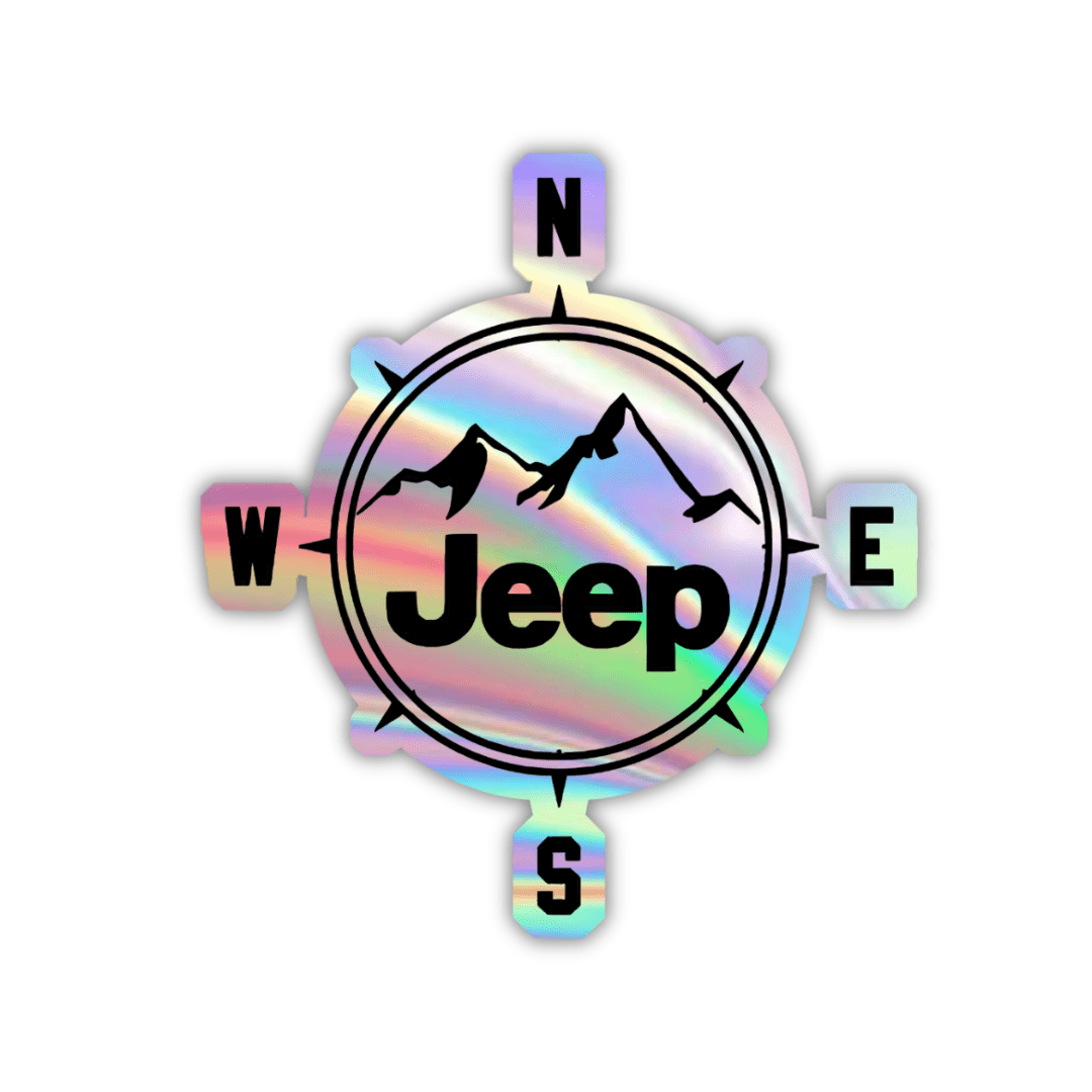 Jeep Compass Holographic Sticker