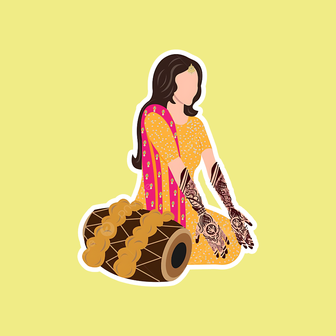 Haldi ceremony v2 sticker