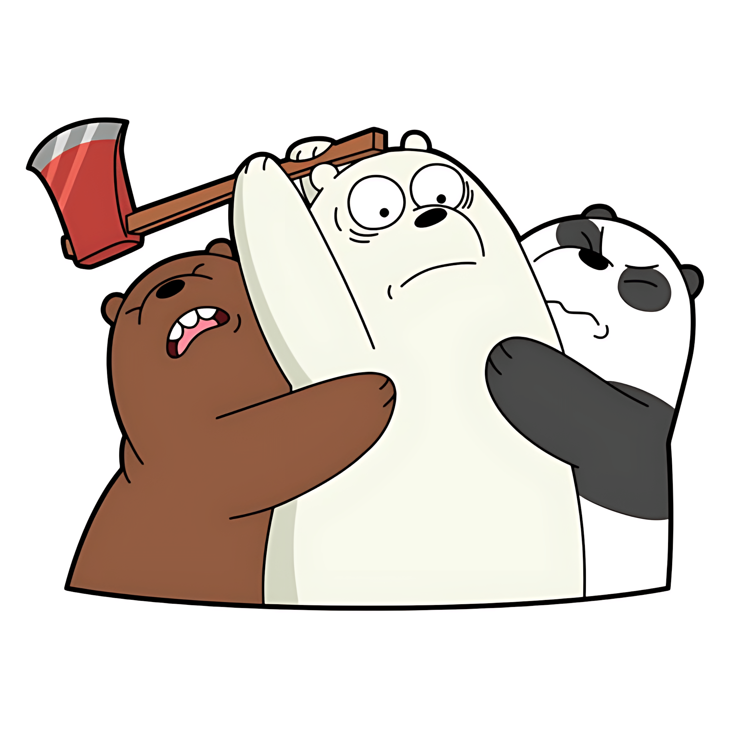 We Bare Bears Sticker