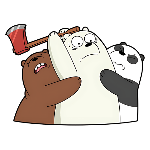 We Bare Bears Sticker