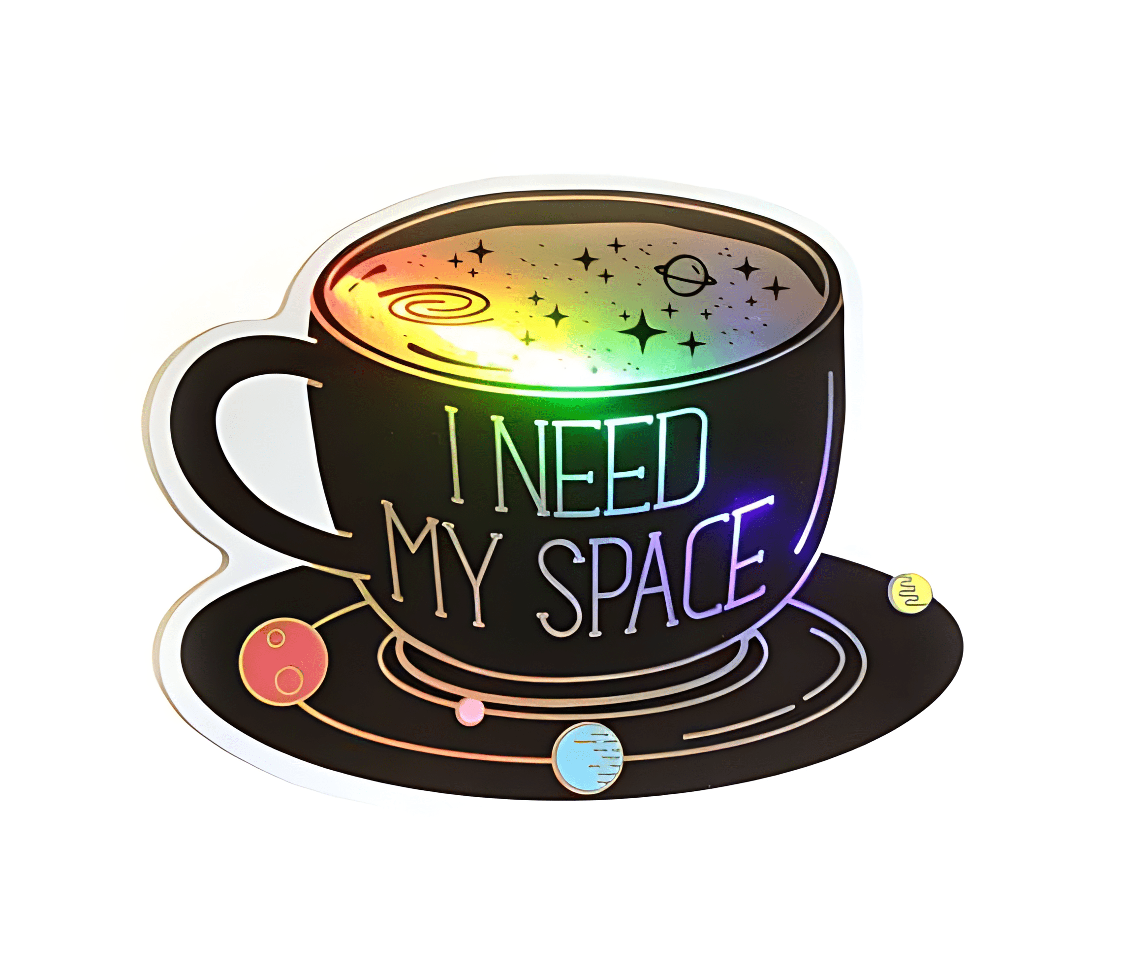 I Need My Space Sticker