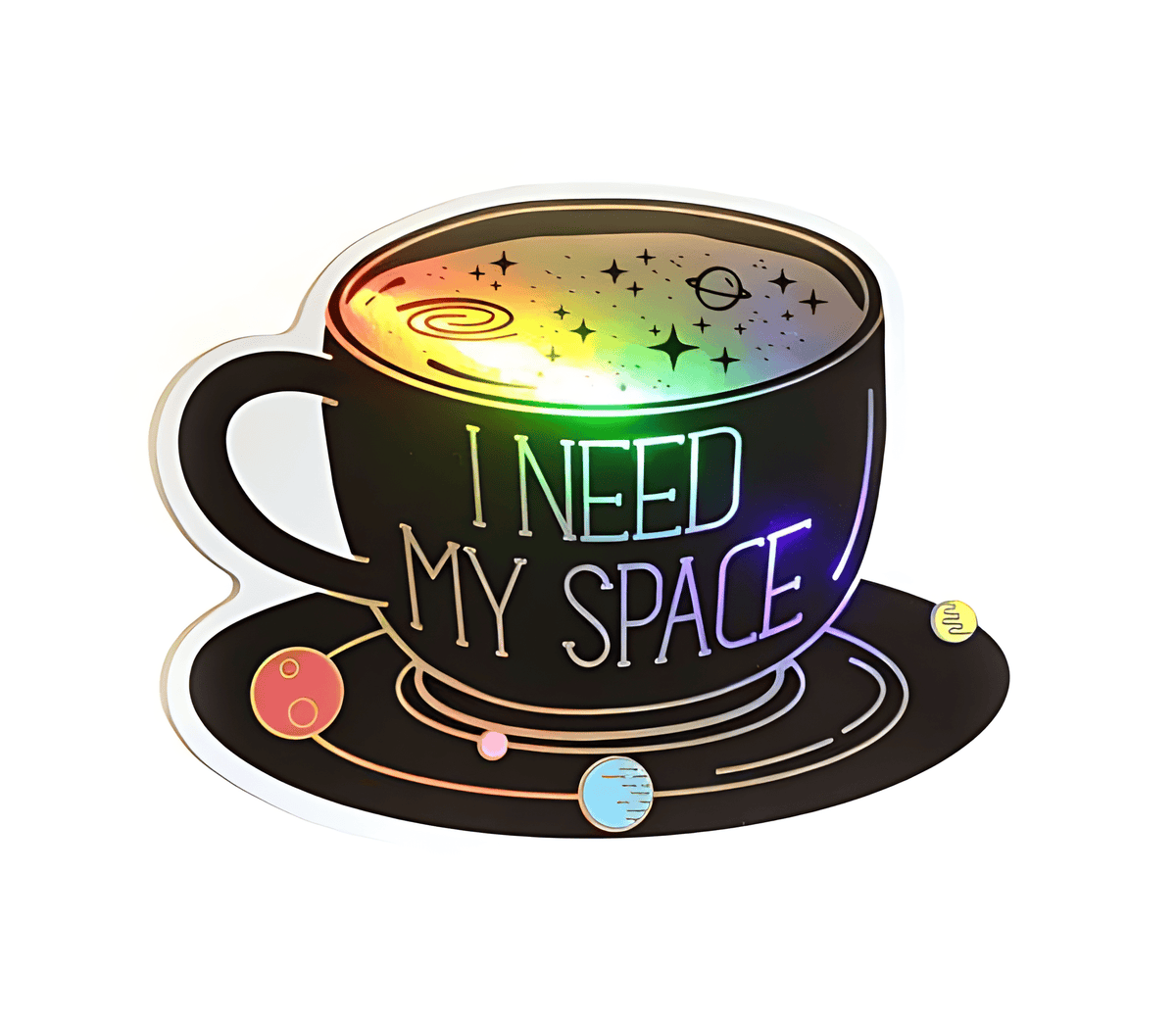 I Need My Space Sticker