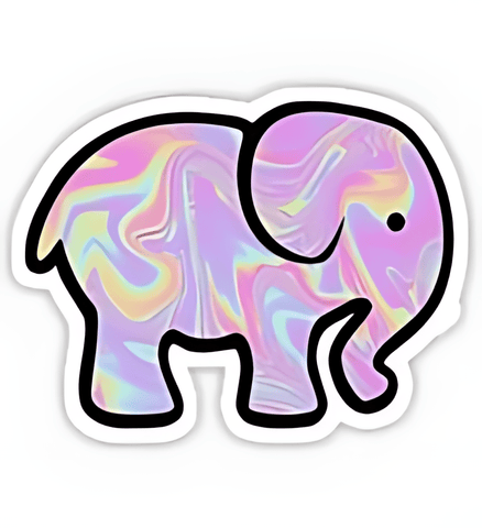 Baby Elephant Sticker