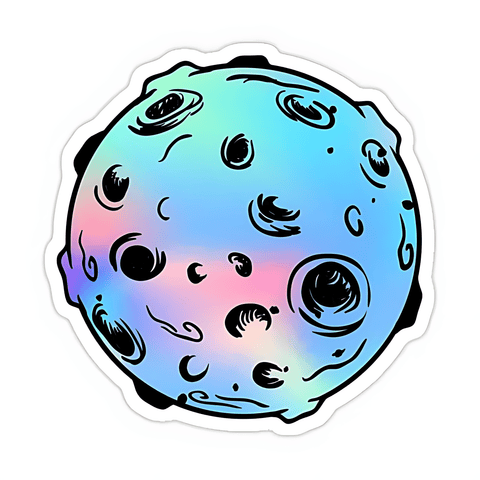 Moon Sticker