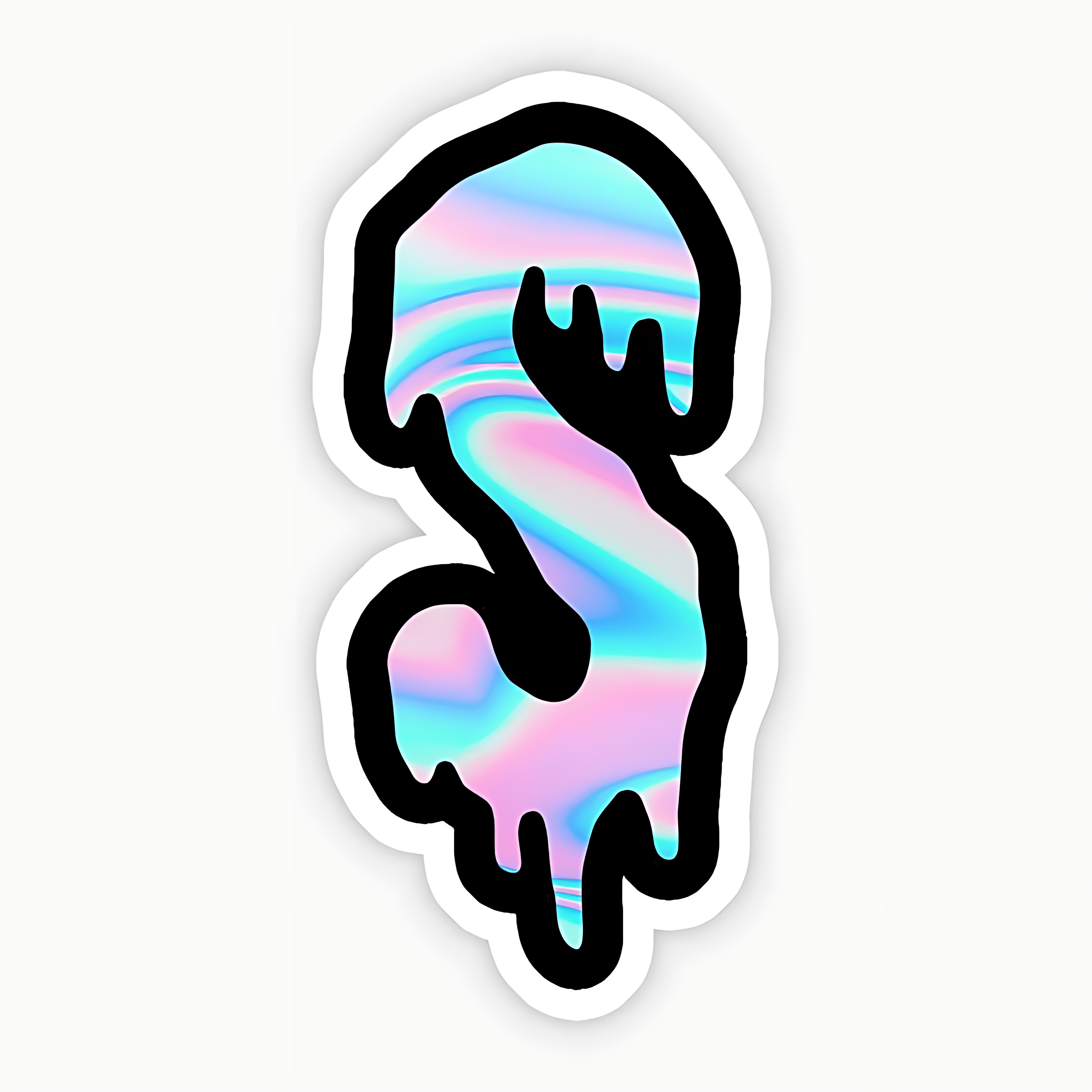 Drippy 'S' Sticker