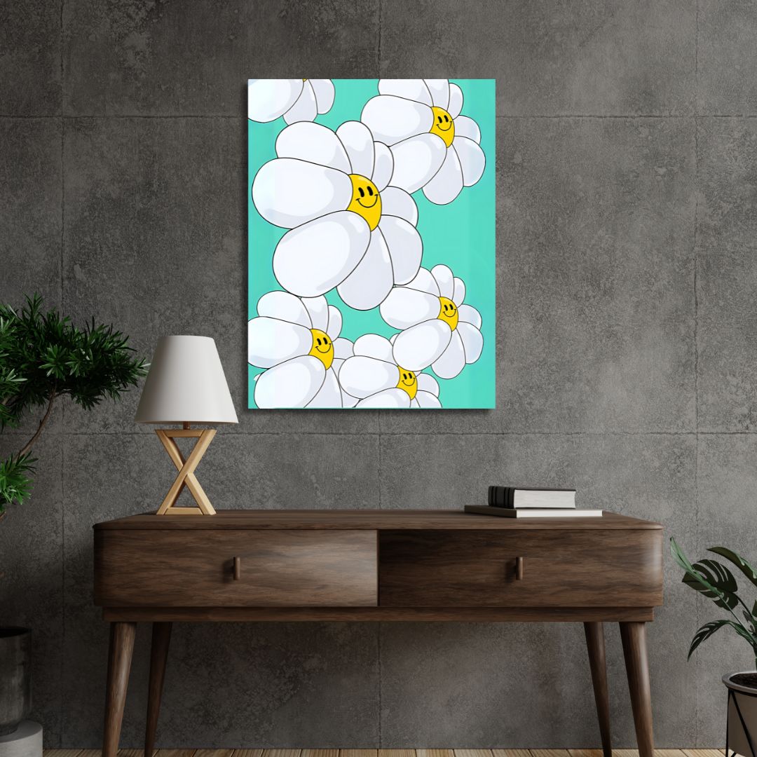 Cartoon Flower Poster