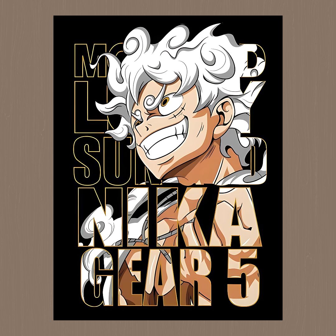 NIKA GEAR 5 LUFFY Poster