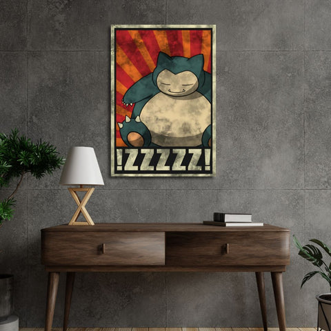 SNORLAX SLEEPING Poster