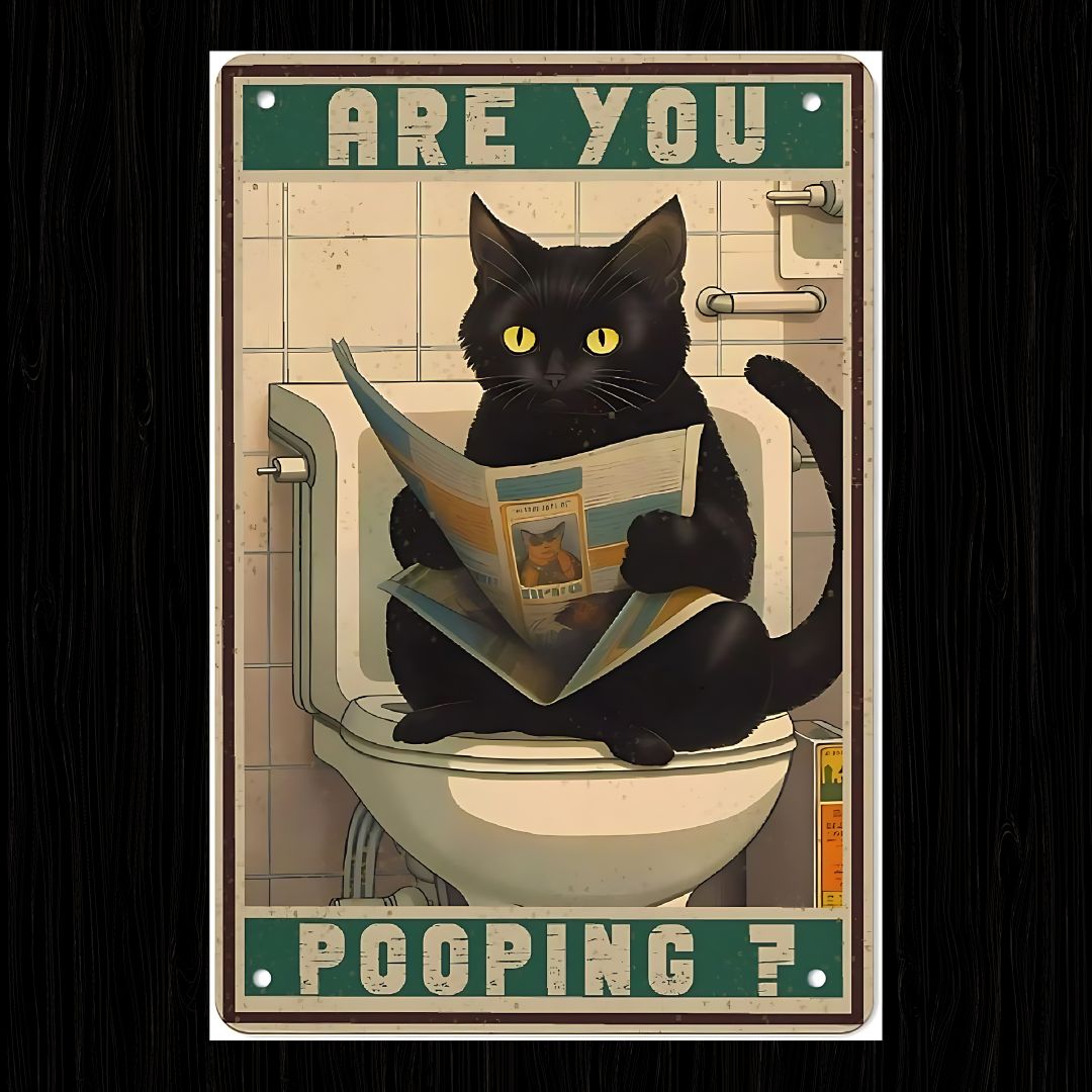 "ARE YOU POOPING ?" CAT Poster