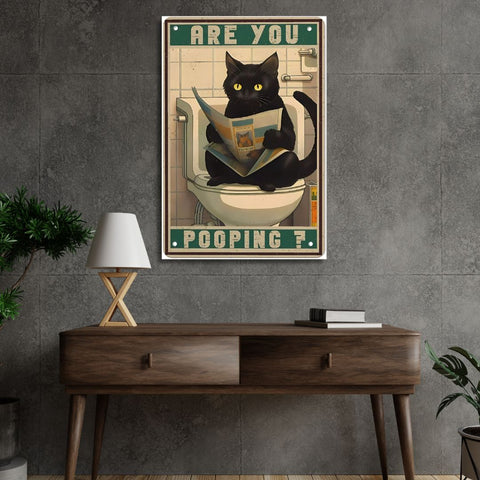 "ARE YOU POOPING ?" CAT Poster