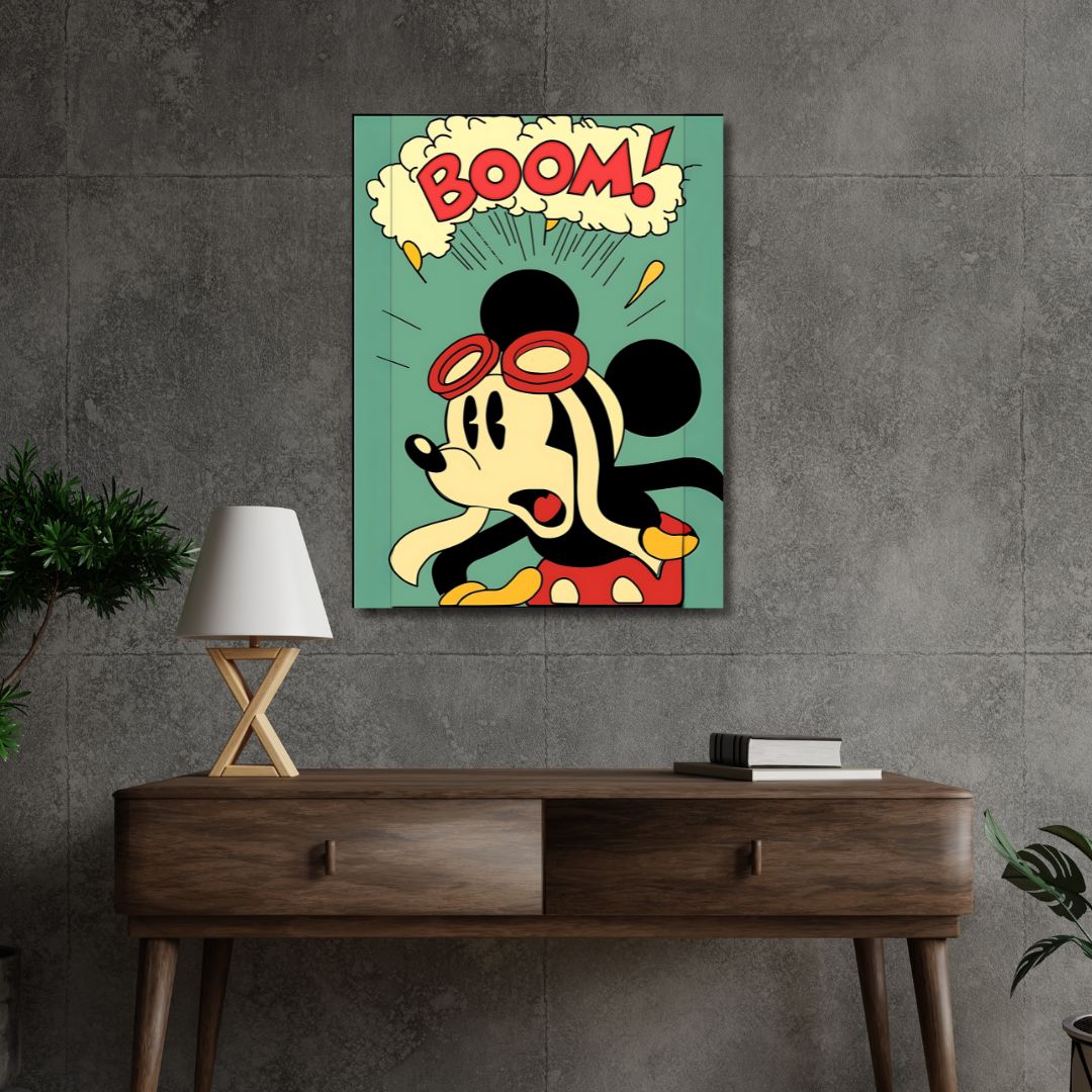 BOOM Mickey Mouse Poster