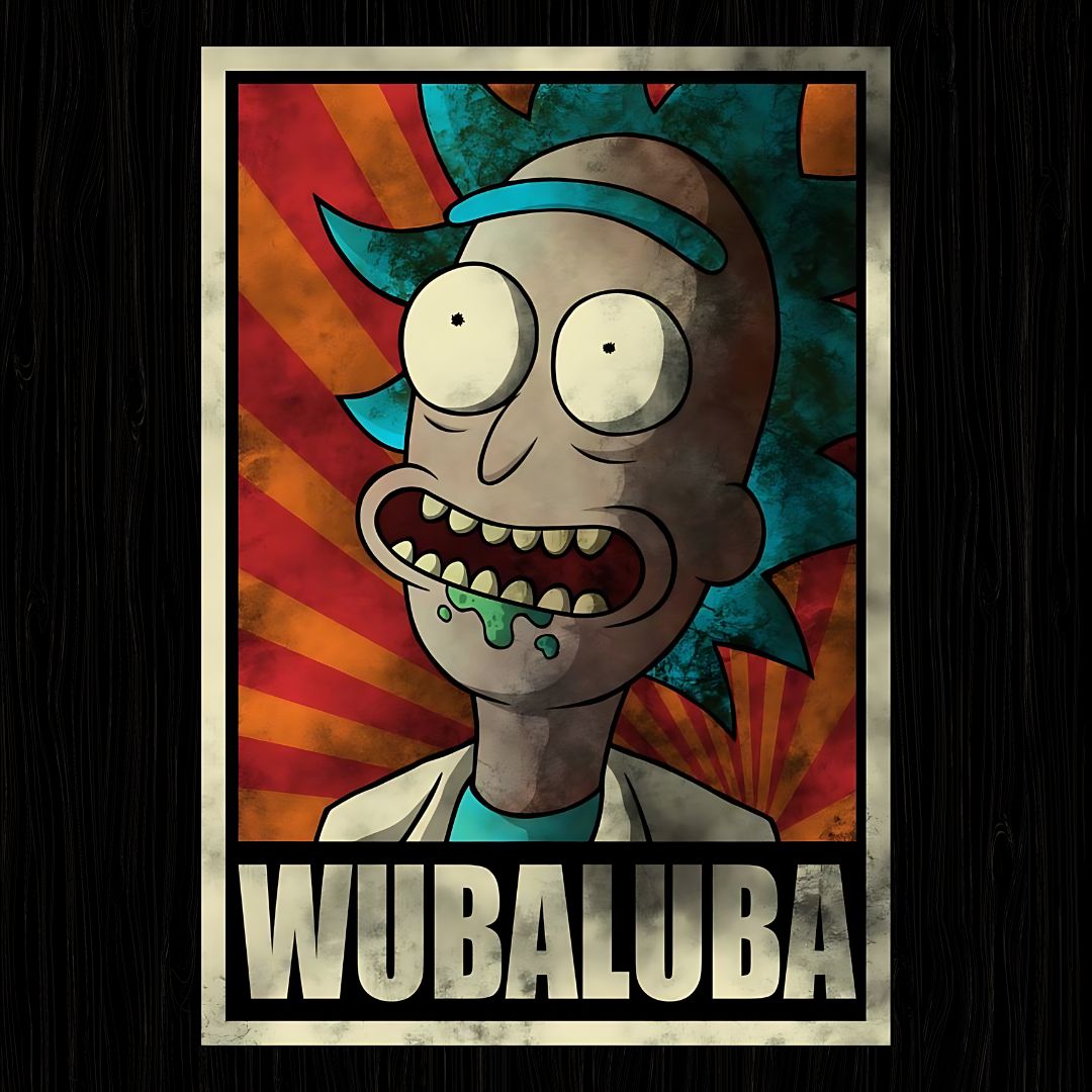 WUBALUBA ANIME Poster