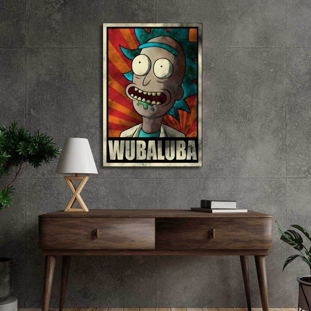 WUBALUBA ANIME Poster