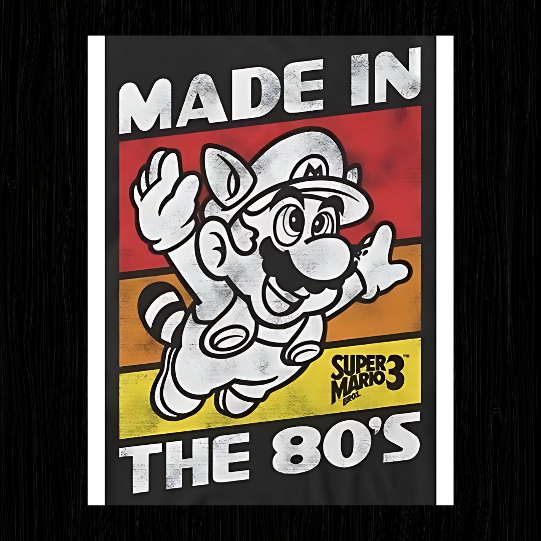 MADE IN THE 80'S MARIO Poster