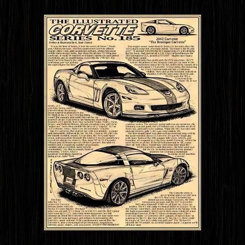 CORVETTE CAR Poster