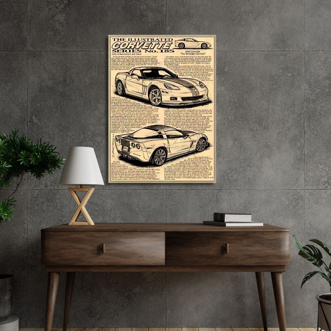 CORVETTE CAR Poster