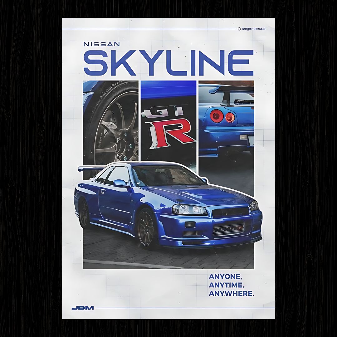 SKYLINE CAR Poster