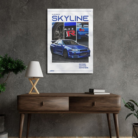 SKYLINE CAR Poster