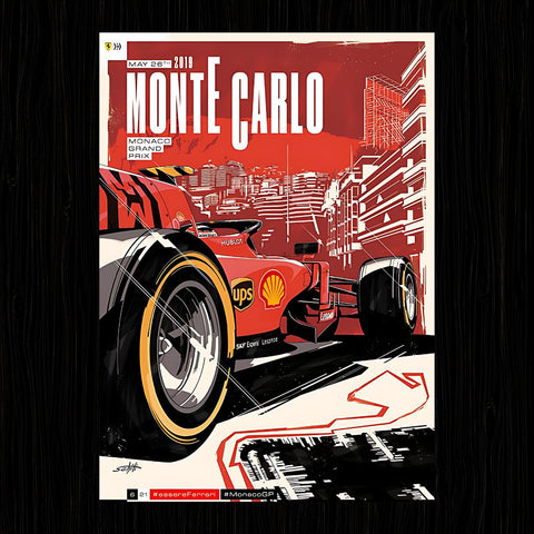 MONTE CARLO CAR Poster