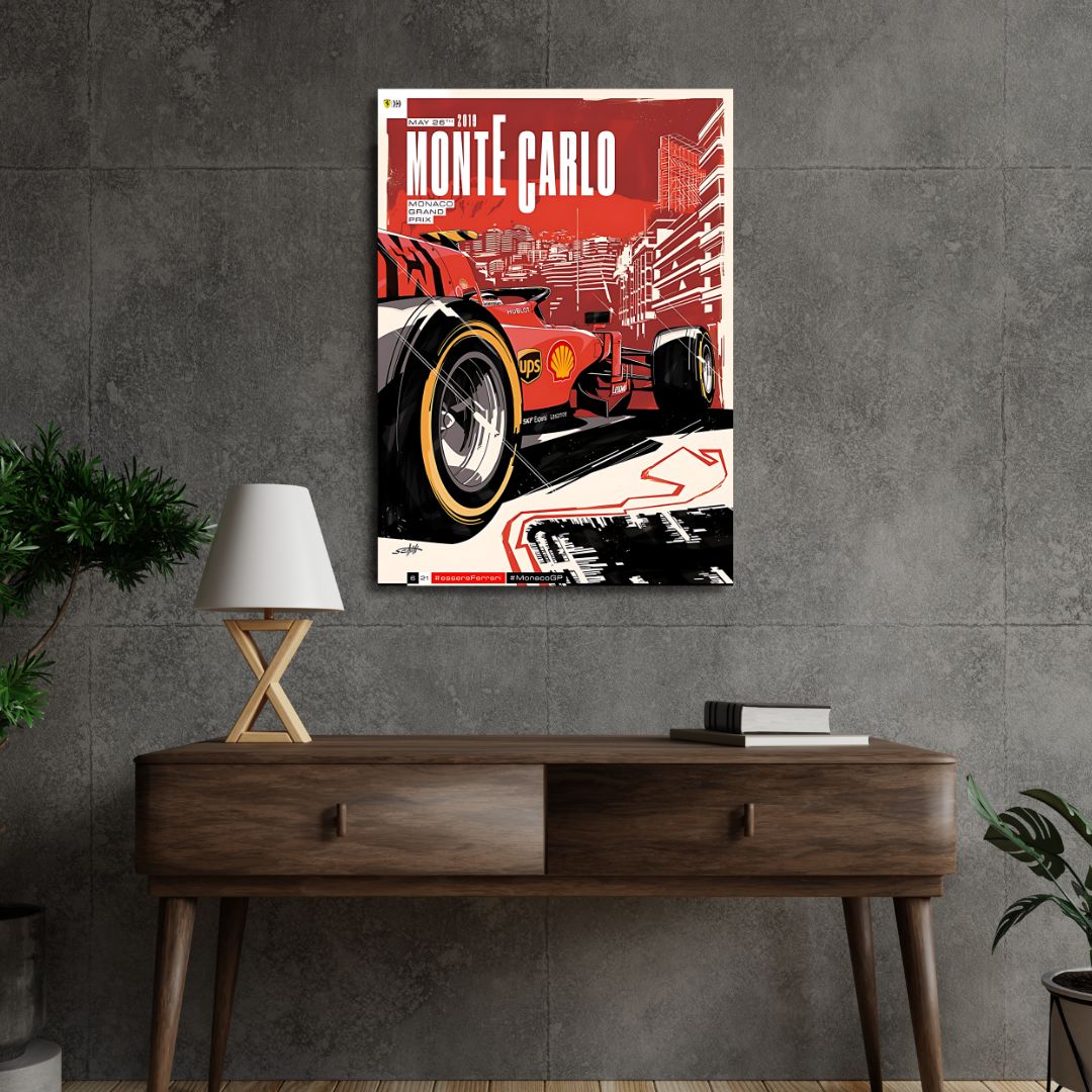 MONTE CARLO CAR Poster