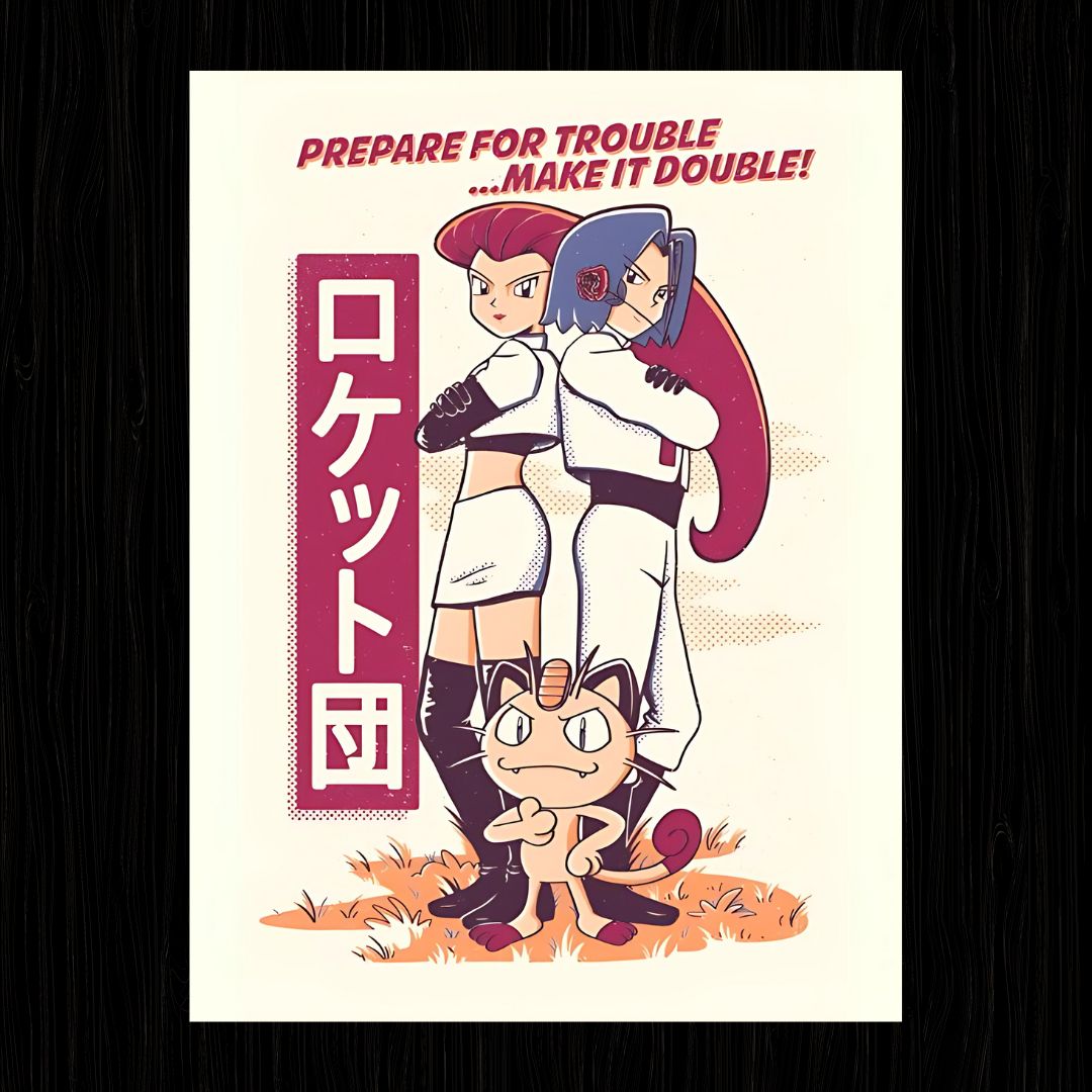 TEAM ROCKET POKEMON Poster