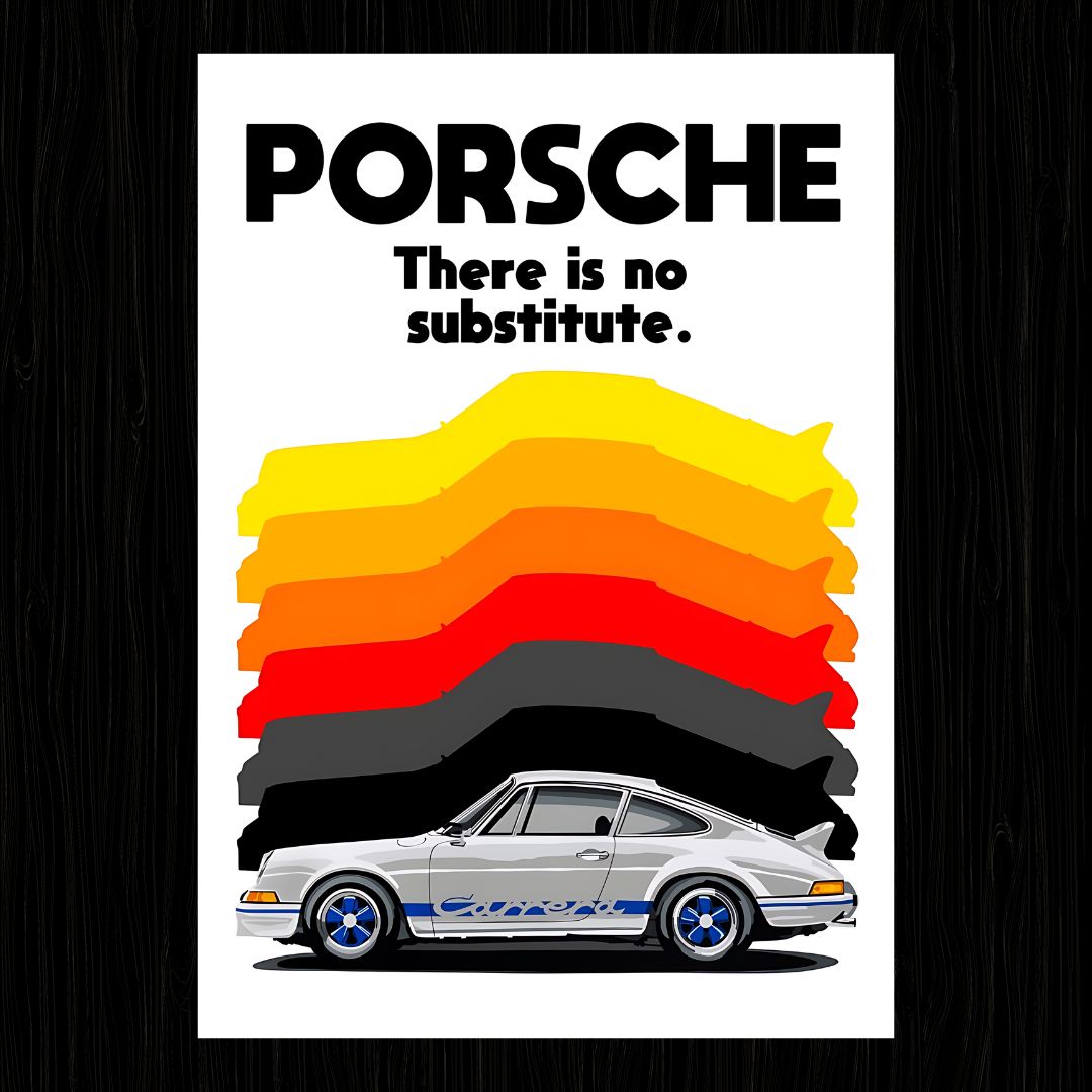 PORSCHE CAR Poster