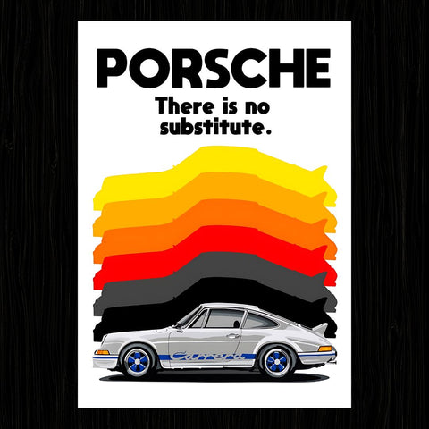 PORSCHE CAR Poster