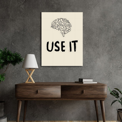 BRAIN USE IT SARCASM Poster